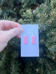 Pink Peep Earrings