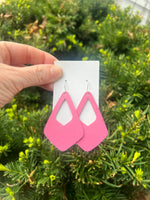 Pink Royale Cutout Earrings