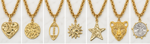 Gold Stainless Steel Double Link Necklace Pendant Option