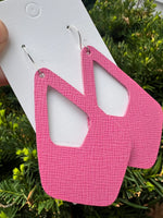 Pink Royale Cutout Earrings