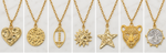 Gold Stainless Steel Thin Necklace Pendant Option