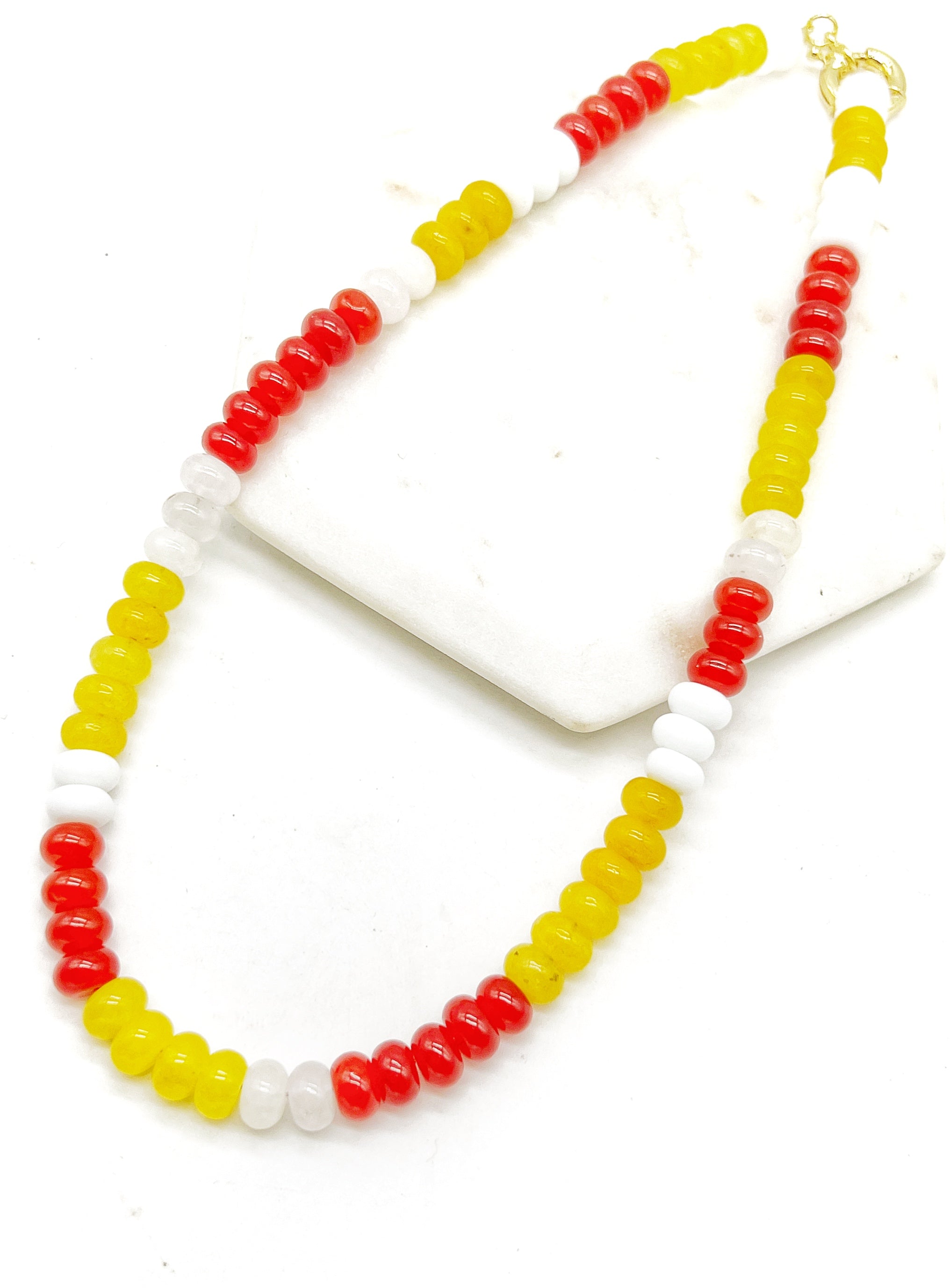Kansas City Chiefs Beaded Necklace