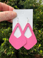 Pink Royale Cutout Earrings