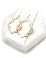 Gold Casablanca Metal Earrings