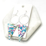 Bright Triangle Statement Earrings