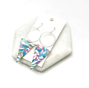 Bright Triangle Statement Earrings