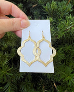 Gold Casablanca Metal Earrings