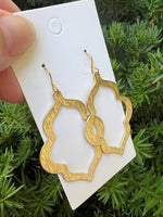 Gold Casablanca Metal Earrings