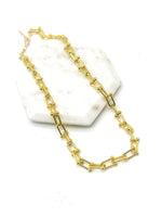 Gold Barbarella Chain Link Necklace