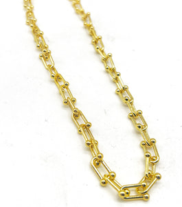 Gold Barbarella Chain Link Necklace