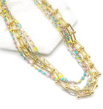 Gold Barbarella Chain Link Necklace