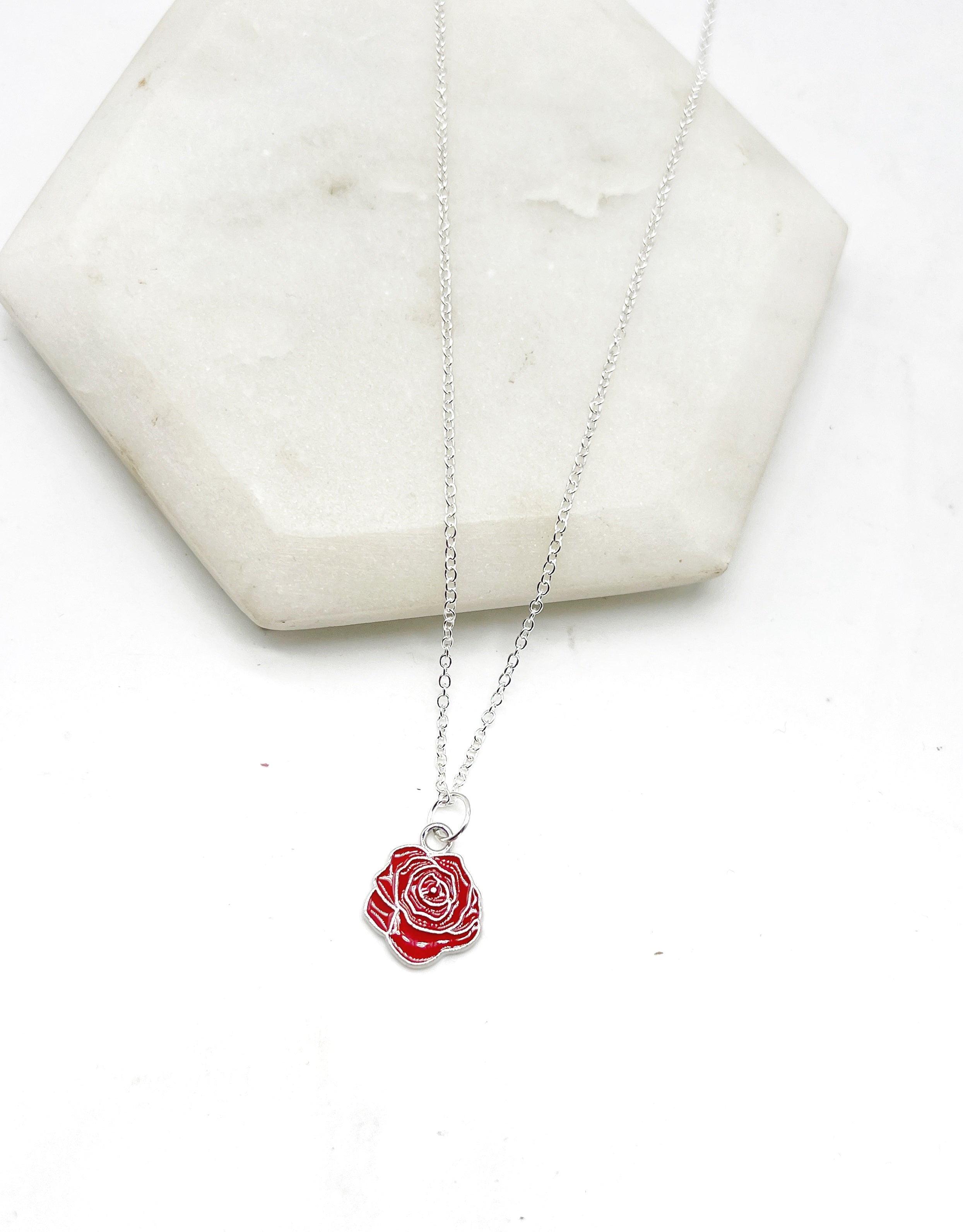 Red Rose Necklace