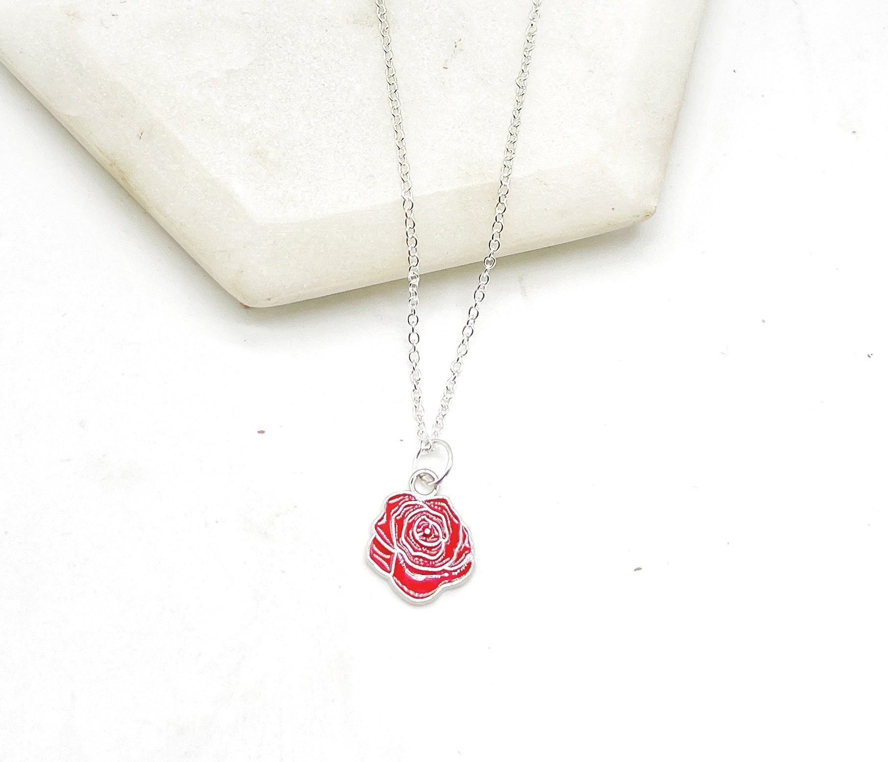 Red Rose Necklace