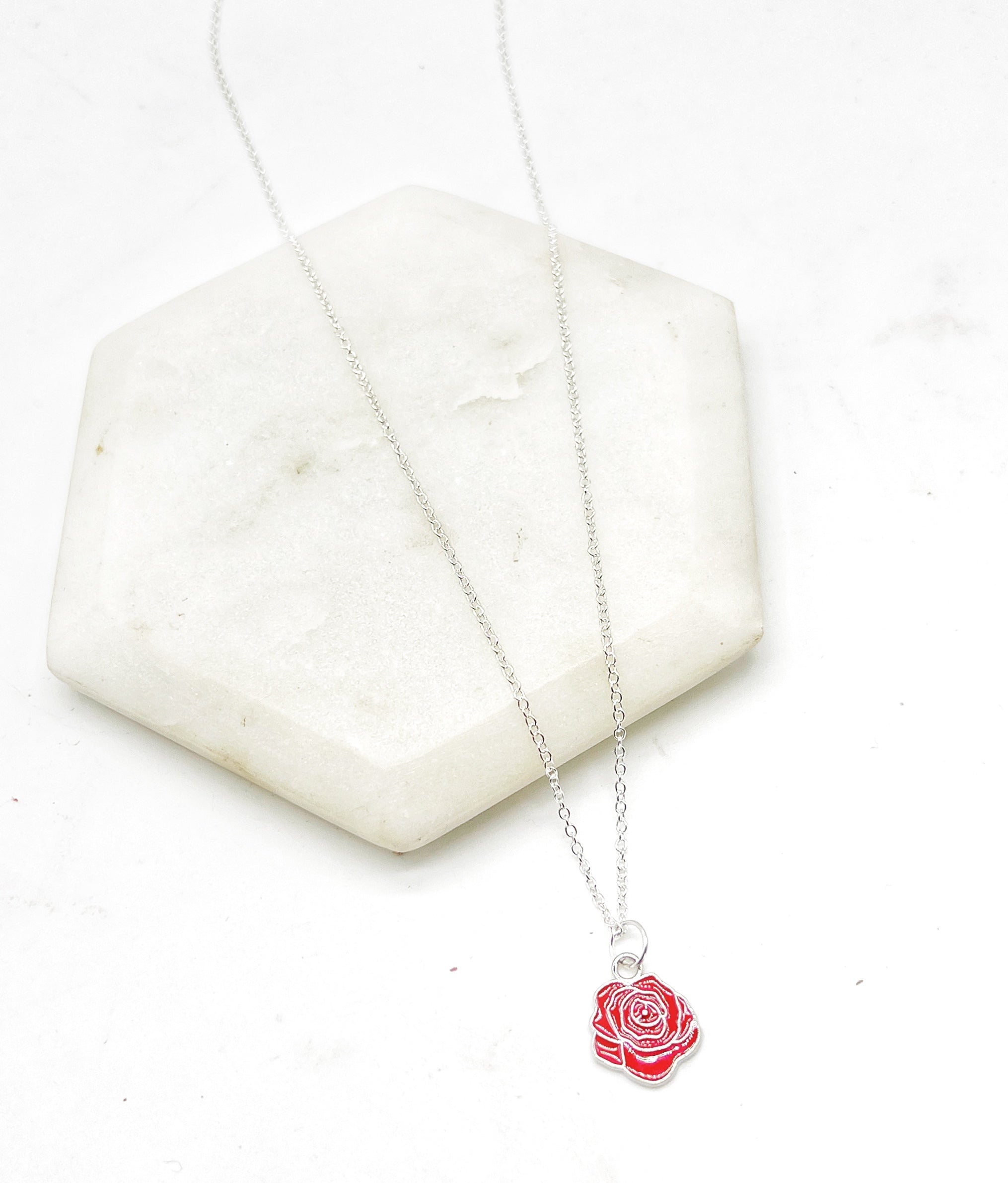 Red Rose Necklace