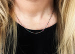 Multi-Color Steel Ball Chain Layering Necklace