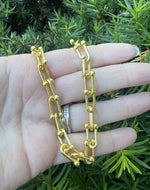 Gold Barbarella Chain Link Necklace