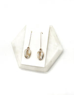 Cowrie Shell Long Drop Earrings