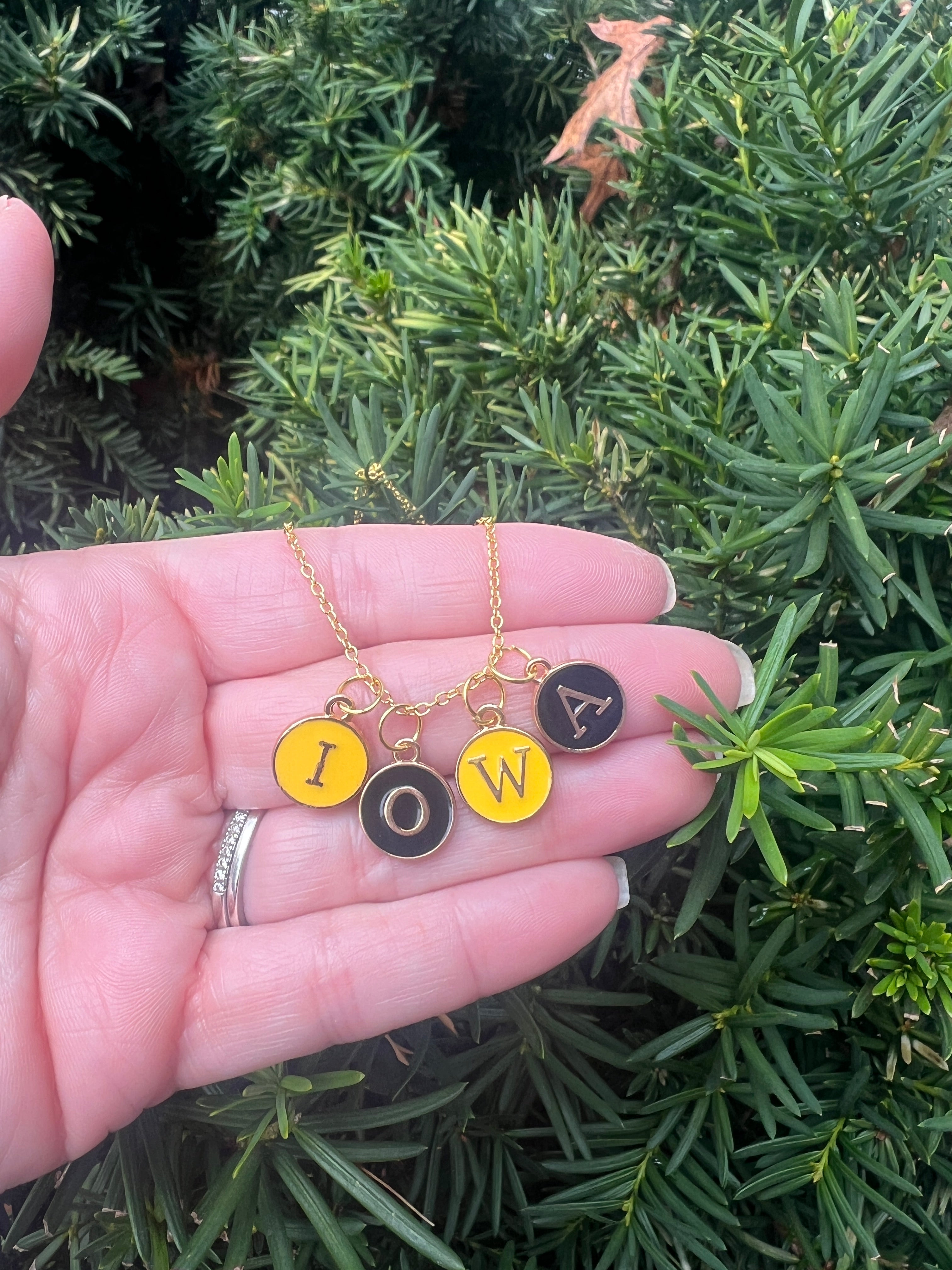 Iowa Charm Necklace