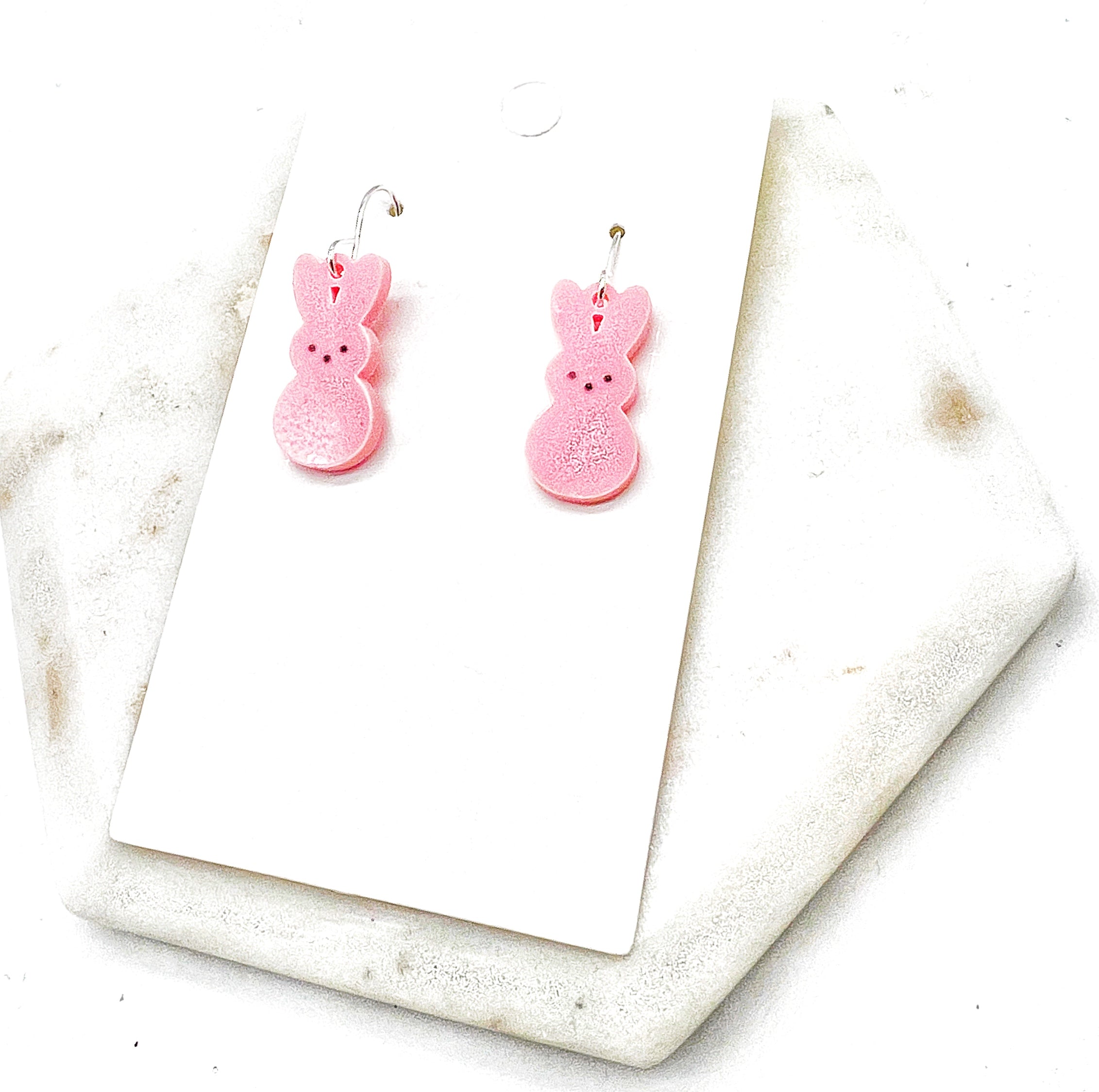 Pink Peep Earrings