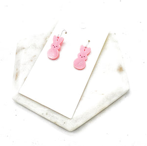 Pink Peep Earrings