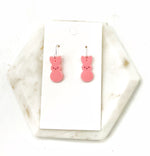 Pink Peep Earrings