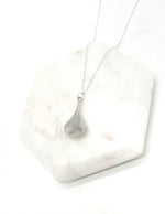 Silver Dewdrop Necklace