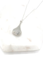 Silver Dewdrop Necklace