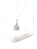 Silver Dewdrop Necklace