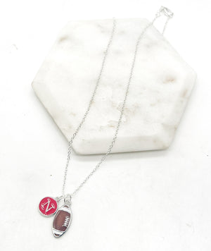 Nebraska Football Necklace