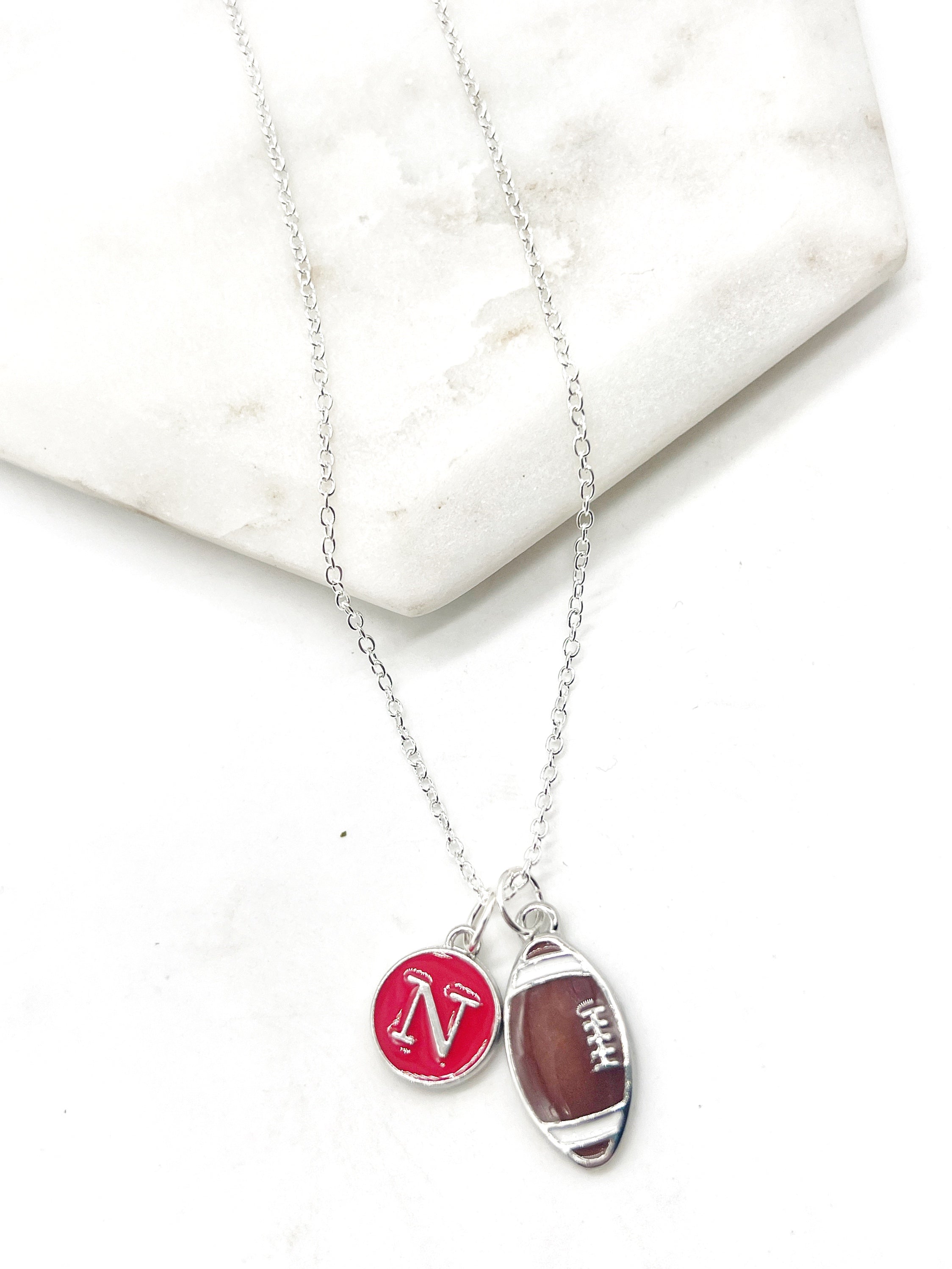 Nebraska Football Necklace