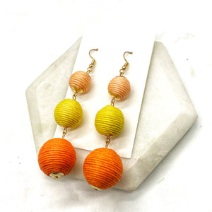Candy Corn Bon-bon Earrings