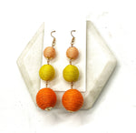 Candy Corn Bon-bon Earrings