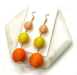 Candy Corn Bon-bon Earrings