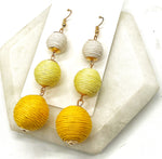 Yellow Ombre Bon-bon Earrings