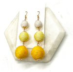 Yellow Ombre Bon-bon Earrings