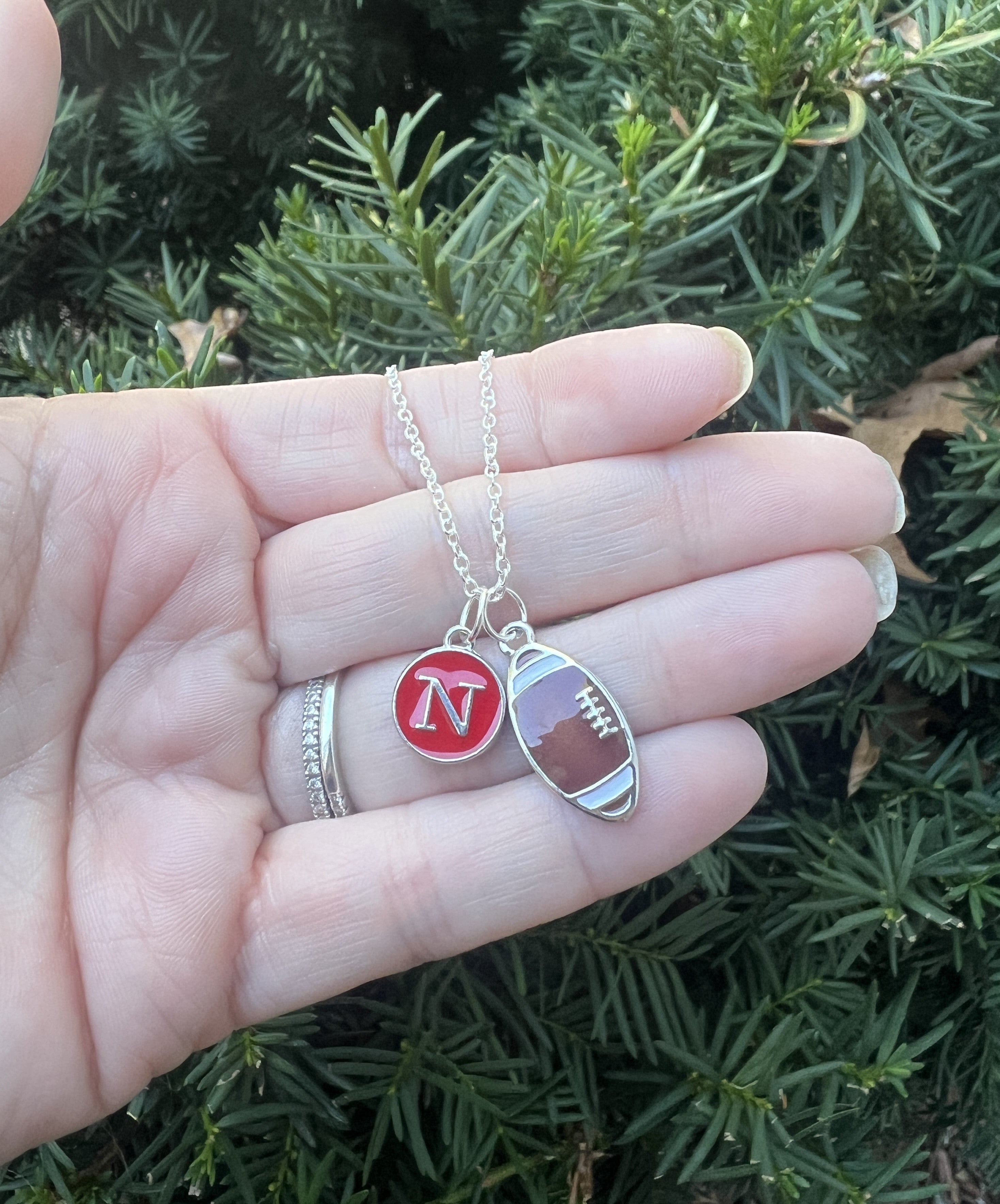 Nebraska Football Necklace