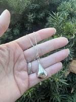 Silver Dewdrop Necklace