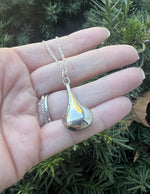 Silver Dewdrop Necklace