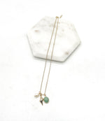 Sage Green Pearl Shell Necklace