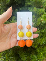 Candy Corn Bon-bon Earrings