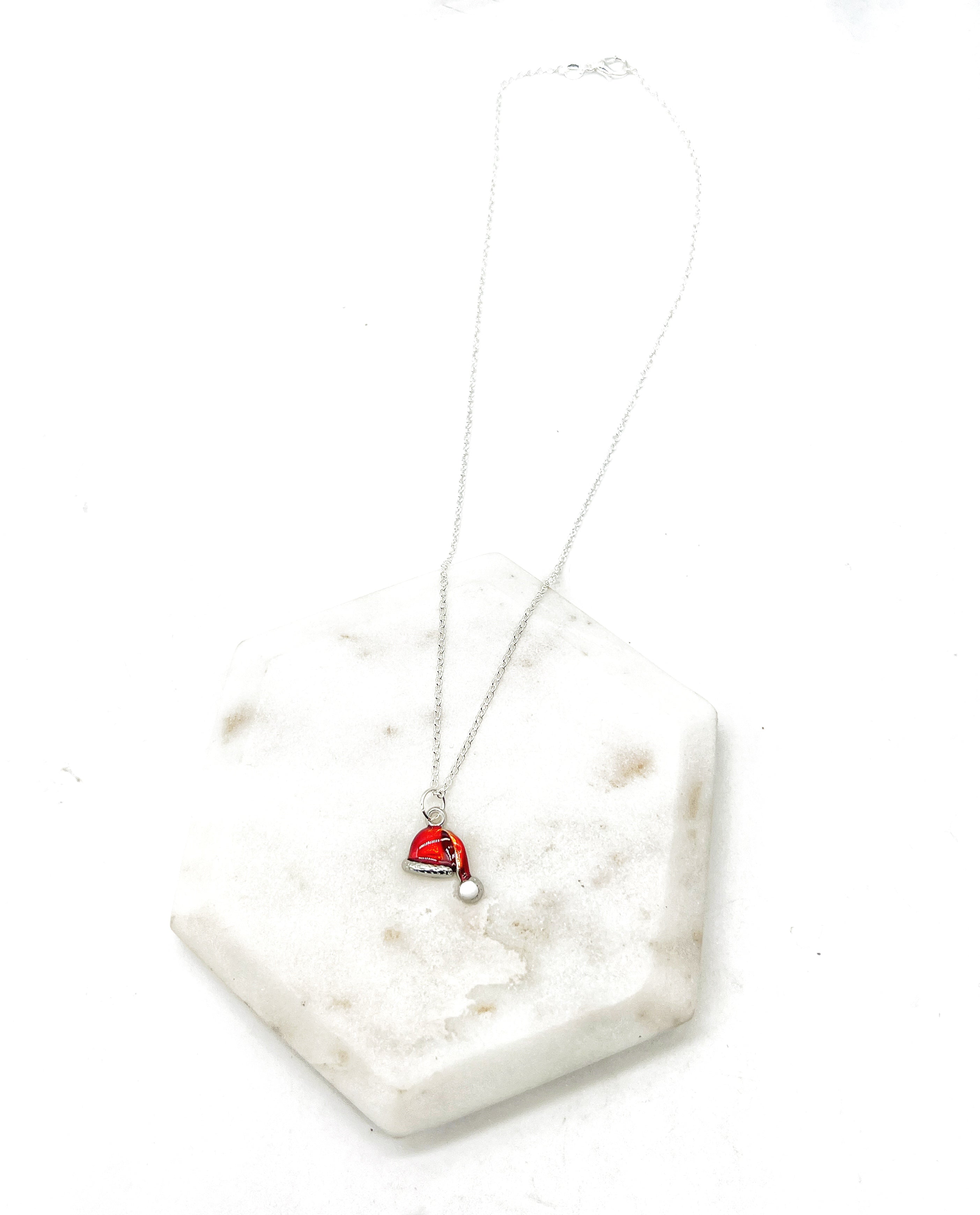 Santa Hat Necklace