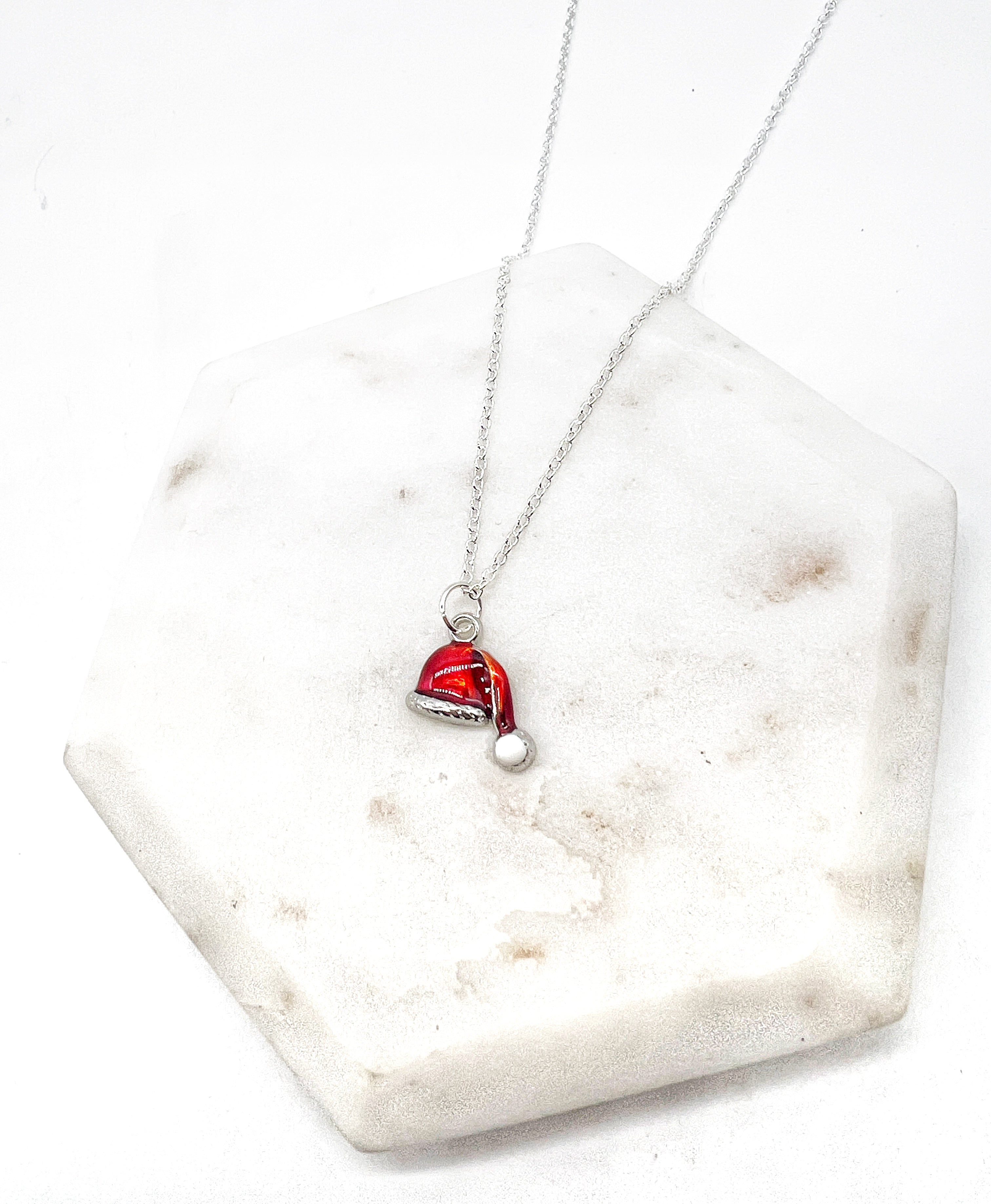 Santa Hat Necklace