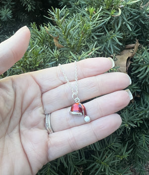 Santa Hat Necklace