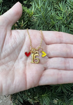 Mahomes 15 Charm Necklace