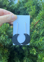 Black Moon Earrings