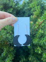 Black Moon Earrings