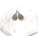 Leopard Teardrop Dangle