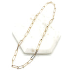 Paperclip Necklace- silver or gold