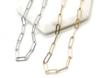 Paperclip Necklace- silver or gold