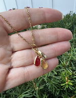 Chiefs Gemstone Charm Necklace